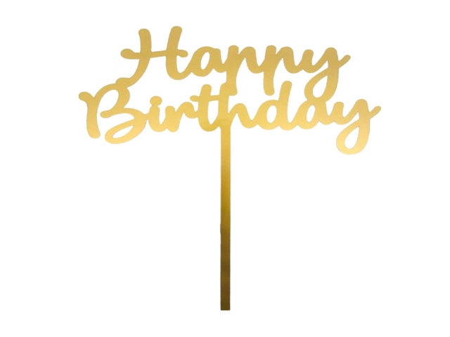 Foto Torte Extra Caketopper Happy Birthday