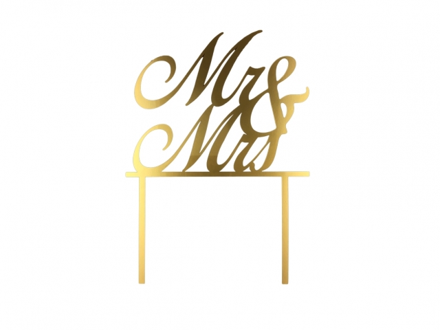 Foto Torte Extra Caketopper Mr&Mrs