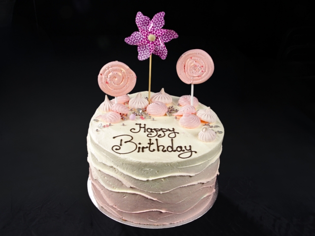 Foto Torte Geburtstag rosa