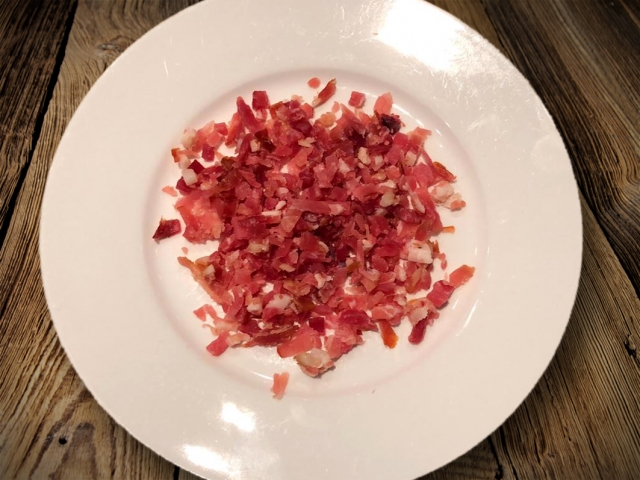 Foto Topping Schwarzwälder Schinkenwürfel