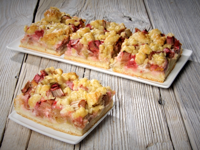 Foto Rhabarber-Streusel Schnitte