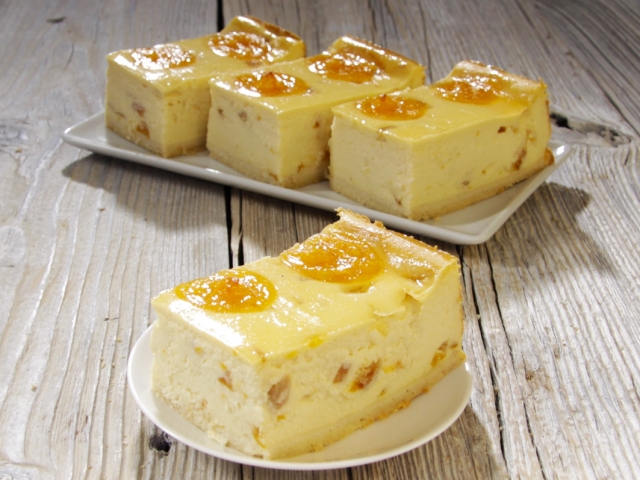Foto Käse-Aprikose Schnitte
