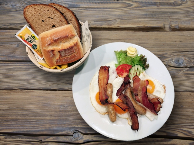 Foto Handwerkerfrühstück Spiegelei