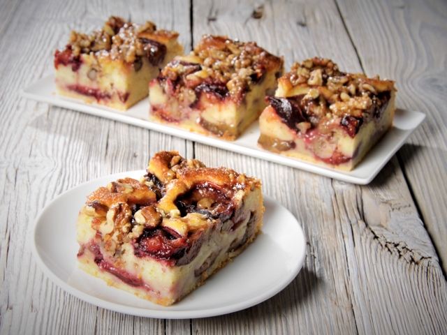 Foto Pflaume-Walnuss Schnitte