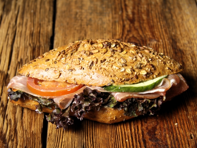 Foto Belag Schinken roh