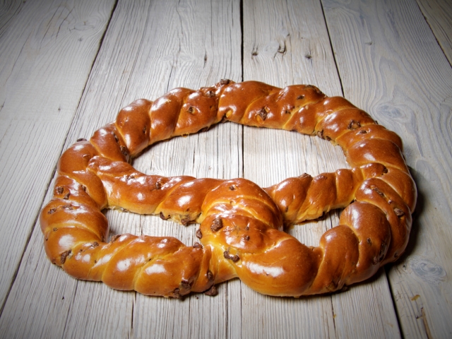 Foto Schoko-Butter-Brezel 40x30cm