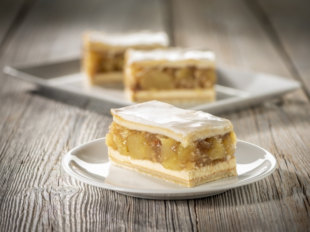 Foto Apfel gedeckt Schnitte