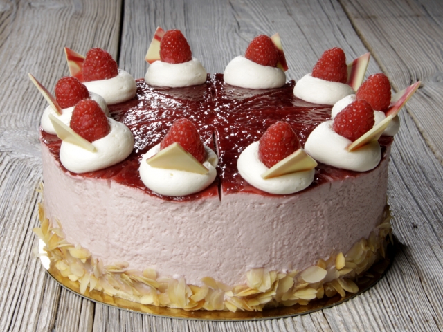 Foto Himbeer-Sahne-Torte 