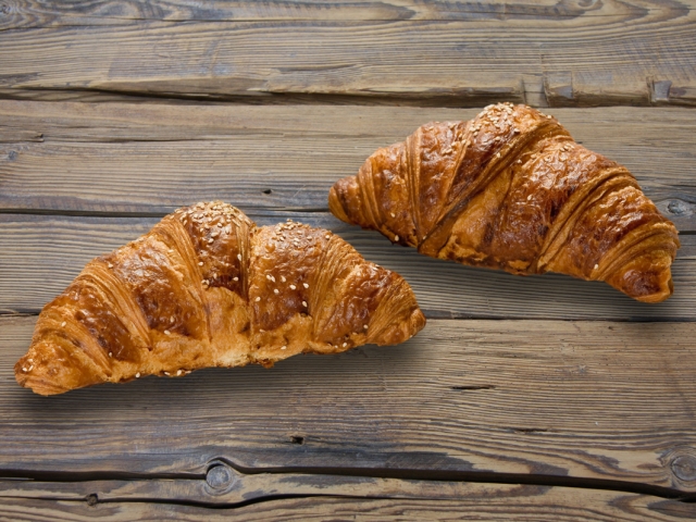 Foto Laugencroissant Käse klein