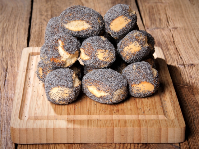 Foto Laugenkastanie Mohn