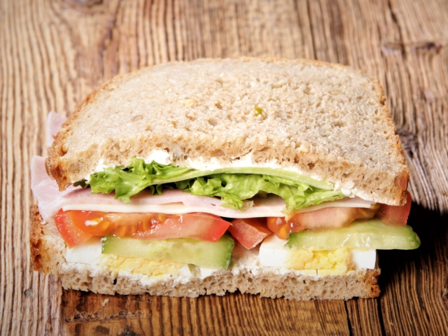 Foto Mutters Stulle Schinken-Käse