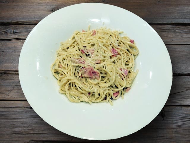 Foto Pasta Spaghetti Carbonara